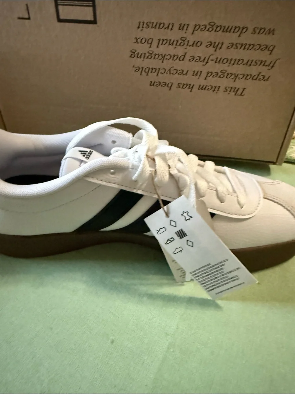 adidas clean white